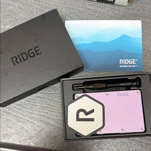Ridge Purple Wallet with Tool Set